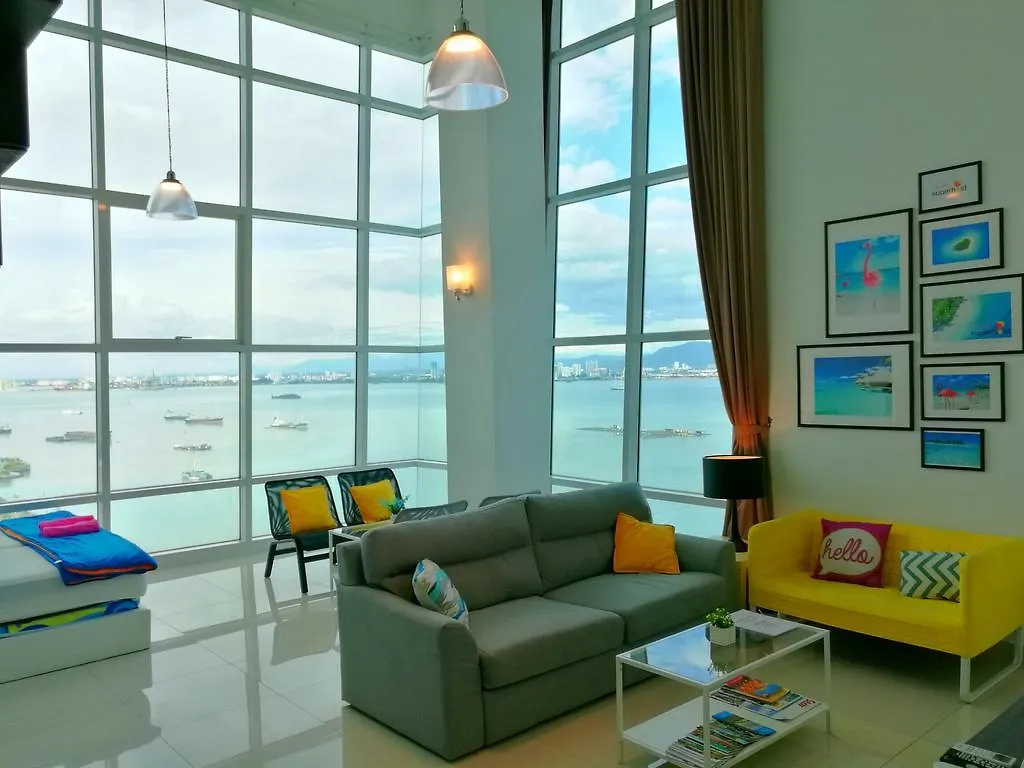Georgetown Seaview Seafront Duplex Hotel Malajzia